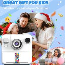 180° Rotatable Lens 1080P Video Children's Instant Print Camera, Suitable For 4-10 Years Old Kids, Outdoor Toy, Birthday/Christmas/New Year Gift For Girls And Boys - A30 - View 7
