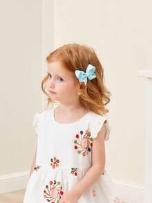 10pcs Cute Bowknot Hair Clips, Suitable For Daily Wear And Students - Multicolor - View 6