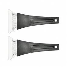 1pc Car Ice Scraper - Black Plastic Handle + Clear Scraper Blade, Portable Windshield/Window Deicing Scraper, Suitable For Sedan/SUV/Truck/RV, Winter Snow Removal Tool - Multicolor - View 7