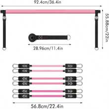 Pilates Bed & Ladder Bucket - Rose - View 2