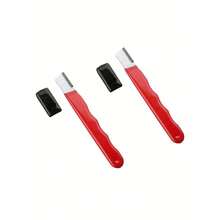 1 pièce Affûte-couteau en acier au tungstène avec diamant - Durable, multifonctionnel, convient pour les ciseaux de cuisine et de jardin, toutes les lames - Multicolore - Voir 12