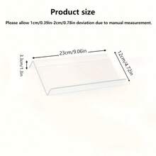 6pcs/8pcs Spice Drawer Organizer, Clear Acrylic Slanted In Drawer Seasoning Jars Insert, Expandable, Spice Jars Kitchen Countertop Rack Tray (Jars Not Include) - Transparent - View 6