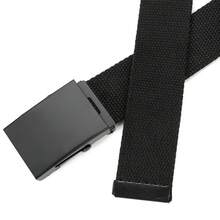 Durable Men's Nylon Belt - Fashionable Black, 1.5inch Width, Casual Canvas Belt With Textured Pattern And Sturdy Metal, Suitable Jeans, Casual Accessories| Textured Pattern Belt| Premium Craftsmanship - 灰色 - 查看 2