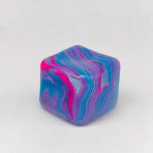 Matching Swirl Pattern Square Malt Sugar Squeeze Stress Relief Toy, Slow Rebound Stress Ball, Relieve Anxiety - Multicolor - View 19