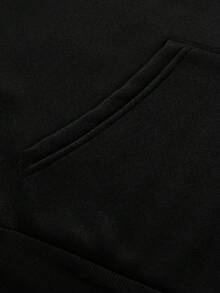 The Disney Men's Casual Hoodie Features A Cartoon Style Layout That Incorporates Classic Disney Animal Characters Such As Mickey Mouse, Donald Duck, Goofy, And Pluto. It Features A Vibrant And Cute  Style With A Retro American Atmosphere, Making It Suitable For Daily Casual Wear - Black - View 4