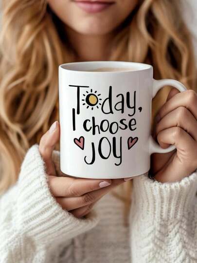 Daily Affirmation Mug Positive Affirmation Mug Self Confidence Affirmations Self-Esteem Mug Affirmations Work Mug Friend Christmas Gifts,1pc, 11oz Ceramic Coffee Mug With  - Insulated, Hand Wash Only - The Perfect Gift For Coffee Lovers, Men And Women