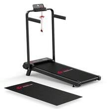 Homefitnesscode 5% Incline Walking Pad Treadmill With Foldable Handrail, Portable Compact Flat Mini Small Fold Away Running Machine, Quiet 2.5 HP Motor, LED Display Remote Control, For Home Office Gym - UK Plug(220-240V) - View 13