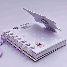 1 قطعة من بضائع الرسوم المتحركة اليابانية الشهيرة، دفتر ملاحظات ملتف ذو قيمة جمالية عالية، قلادة محمولة، قلادة صغيرة، دفتر ملاحظات، دفتر ملاحظات إبداعي، دفتر ملاحظات للطلاب، قلادة على الحقيبة المدرسية، قلادة على سلسلة المفاتيح، هدية صغيرة، هدية صغيرة للأصدقاء والعائلة، هدية رأس السنة، هدية عيد الحب، هدية عيد الفصح، بأسلوب عشوائي