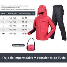 Trae de impermeable para mueres motociclistmpermeab para Moto Refleante con Capuca Cubasquero  Reflectante Motociclista Impermeable para a Motociclista - Transmisión2XL - Ver 2