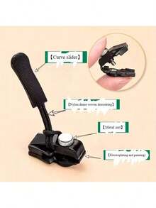 Universal Zipper Pulls, Detachable Replacement Zipper Sliders, Clothing Zipper Repair Tools, Luggage & Jacket Zipper Locks - Multicolor - View 7