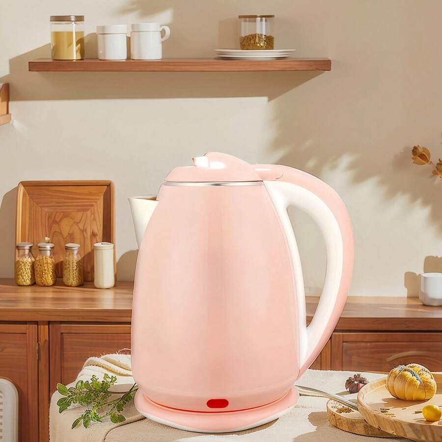 Hervidor eléctrico.  2L de gran capacidad, alta potencia de 1000W,  Agua hirviendo rápida, Corte automático de energía cuando el agua hierve. - Tipo de Enchufe A USA (110-127V) - Ver 1