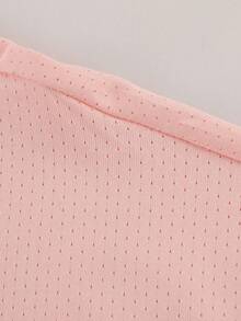 3件装女士速干运动T恤 - 短袖弹力运动上衣，适合跑步、瑜伽、健身，粉色夏季款 - 粉色 - 查看 4