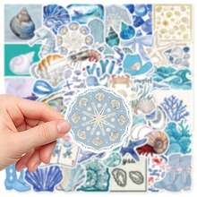 Retro Artistic Graffiti Sticker Pack (50pcs) – Durable Waterproof Decals For Tech, Travel & Music Gear |   Aesthetic DIY Decor For Students, Notebooks, Cases & Cups - Nhiều màu 2 - Xem 10