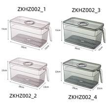 NetHong 1 PCS Food Storage Produce Saver Containers For Refrigerator, Berry Keeper Boxes For Fridge With Removable Drain Tray Keep Fresh For Vegetables/Fruit/Meat/Salad - Multicolor - View 9