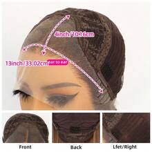 Stunning Purple Hair Synthetic Lace Front Wigs For Women 26 Inch Pre Plucked Long Straight Hair Wigs 13X4 HD Lace Wigs Glueless Colored Wigs Heat Resistant Halloween Wigs Long Silky Straight Lace Front Wigs For Daily Christmas Party Cosplay Use - Multicolor - View 11