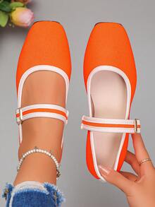 Orange Fine-grained Fabric