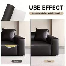 20x54英寸人造革修补片，自粘皮革墙纸，人造革胶带，适用于沙发、家具、汽车座椅内饰修复，防水防油，卧室/客厅墙面装饰 - 50x137cm-20x54inch - 查看 10