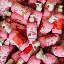 CREMA CAPILAR DE FRESA CON ACEITE DE COCO QUITA EL FRIZZ Y DESENREDA SELLAR CON PLANCHA 250ML - Rosa - Ver 2