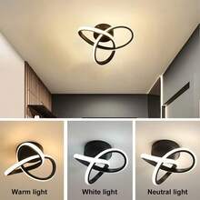 Small Ceiling Light, Square Modern LED Ceiling Light Fixture,  Acrylic Hallway Light Fixture Ceiling Lamp For Hallway Kitchen Study Bedroom Living Room,Christmas Lighting, Christmas Decorations Gifts, Valentine's Day And New Year Gifts - Black Clover - View 8