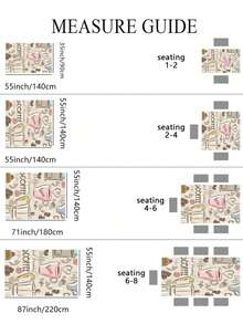 1件情人节桌布，涤纶材质，粉色波浪爱心图案，爱心图案，防污防皱，适用于厨房、餐厅和野餐装饰，情人节礼物，家居用品，家居装饰，节日装饰，情人节装饰