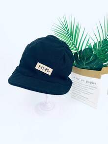 1 Peça Gorro de Malha Quente com Etiqueta de Costura em Padrão de Cor Sólida Minimalista, Unissex, Adequado para Atividades ao Ar Livre, Streetwear, Uso Diário, Opções Multicoloridas, Outono/Inverno