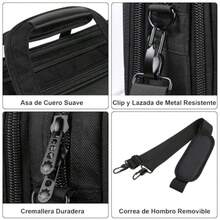 dftyTaygeer Portafolio para Hombre Maletin Laptop 17 Pulgadas Impermeable Mochila Ejecutiva con Diseño Expandible y Resistente Bolsa Portatil Maleta de Trabajo Negrohfgyr - Multicolor - Ver 6