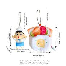 Crayon Shin-chan Chef Themed Food Nest Doll Cute Anime IP Peripheral Desktop Decoration Kawaii Mini Chef Figurine Creative Food-shaped House Ornament Collectible Toy for Anime Fans Home Office Desk Decor Gift for Kids Adults Fashion Cartoon Character Craft Ornament SHEINclusive 辦公室 SHEINclise - 彩色 - 查看 8