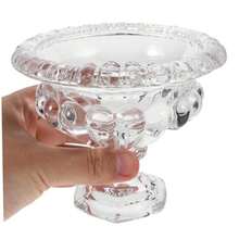 YQQ Artibetter Tazón de Vidrio para Postres Pequeños Transparente para Helados Pudines y Bebidas Frías Fiestas y Ocasiones Especiales2179 - Transparente - Ver 4