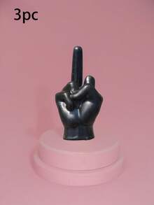 1pc Rude Gesture Scented Candle, Creative Funny Scented Candle, Home Decor Scented Candle Gift For New Year, Christmas, Party, Birthday, Wedding - Multicolor - View 16