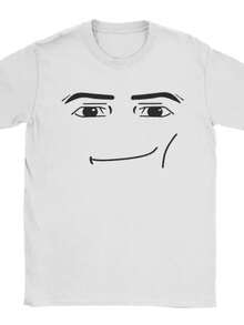 Y2k Anime Robot Robloxs Face New Arrival Mens Clothes Tee Shirt Homme Graphic T-Shirts Men Tshirt For Men Ropa Hombre 71081.Jpg - Trắng 33 - Xem 1
