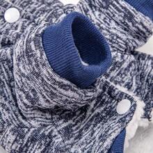 Sueter para perro sueteres para perros pequeños paquete de 2 3 ropa calida y suave para mascotas para cachorros gatos medianos y grandes perros para niñas o niños camisa para perros - XS+chamarra gris+azul marino - Ver 6