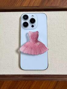 Porte-téléphone en forme de chaussons de ballet avec nœud papillon rose, adapté à tous les téléphones, support de téléphone pliable avec coussin d'air, compatible avec et Android, cadeau pour anniversaire, famille et amis. Accessoire de téléphone avec prise rotative. - Multicolore - Voir 4