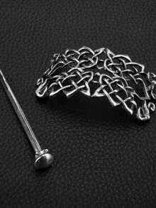 Women Celtic Hair Slide Hairpins Viking Celtic Hair Clips Celtic Knot Hair Stick Metal Hair Barrette Hair Pin Retro Hair Accessories, Bun Extension, Hair Styling Pins - Multicolor - View 8