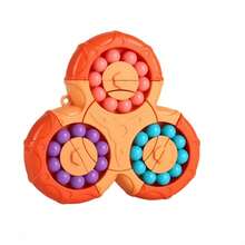 六面魔豆玩具 - 提升注意力、想象力和精细动作技能 | 指尖旋转游戏，改善手眼协调能力和创造力，男孩女孩的最佳节日礼物，适合复活节、万圣节、圣诞节等场合 - 彩色 - 查看 13