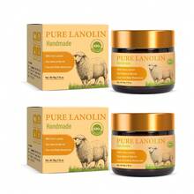 Pure Lanolin Cream – Deeply Moisturizing & Nourishing, Restores Softness & Smoothness, Protects Dry & Cracked Skin, Helps Heal Chapped Lips, Rich In Natural Lanolin, Ideal For Sensitive Skin, Paraben-Free & Hypoallergenic, 50g - 黃色 - 查看 11