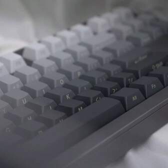 Teclas de repuesto de material PBT con grabado lateral y degradado translúcido, perfil CHERRY adecuado para interruptores MX (teclado no incluido)