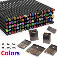 100pcs Fine Line School Supplies, Ballpoint Pens, Highlighters, School Essentials, Cute, Back To School Items, School Stationery, Pink Learning Supplies, Student Gel Pens, Office Use - Multicolor - View 7