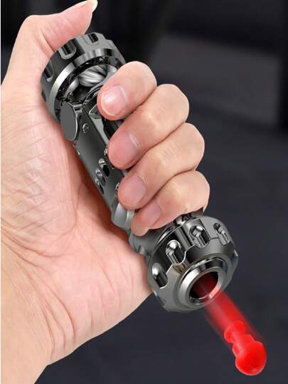 1-Piece Mini Shock Grenade Agent Shooter With Shell Ejection Toy, One-Touch Firing, Shell Ejection Play, Fun Stress Relief, And Multiple Play Modes, The Perfect Gift For Teen Boys On Christmas Or Birthday Parties.