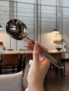 2 Packs Extra Large Stainless Steel Long Handle Serving Spoons | Durable Thickened Design, Suitable For Home, Hotel, Canteen, And Restaurant, 304 Stainless Steel