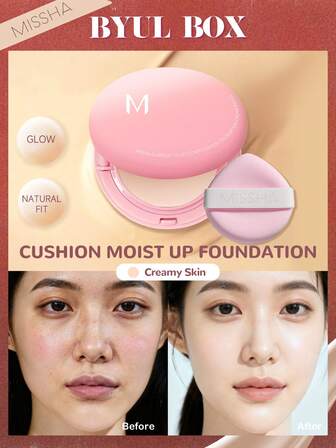  MISSHA M Charm Glow Lock Cushion #21 - Dewy Glass Skin All Day