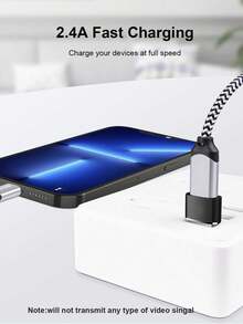 USB C 母口转 USB 公口适配器，Type-C 母口转 USB 公口适配器，Type C 转 USB A 充电转换器，兼容 15 Plus 13 12 11 Pro Max，兼容三星 Galaxy S23 S22 S21 S20 Ultra，兼容 Series 7 8 SE，iPad Air USB C 母口转 USB 公口适配器套装 [铝合金外壳，旅行必备] Type C 充电线电源转换器 CarPlay 等。 - 黑色 - 查看 5