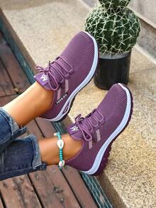 2026 Casual Sports Women's Shoes, Breathable, Lightweight And Versatile Women's Footwear. - 紫色 - 查看 4