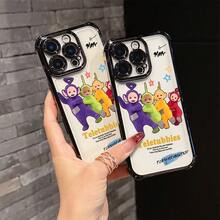 Funda de Teléfono  Linda Compatible con iPhone 17 16e 16 15 14 13 12 11 Mini Pro Max Air X XR XSMAX 8 7 Plus Funda Transparente Suave a Prueba de Golpes, Funda de Uso Diario, Cubierta Protectora a Prueba de Golpes, Estilo Juguetón, Accesorios Divertidos para Teléfono, Ajuste Cómodo, Carcasa Ligera - Mezcla de colores - Ver 3