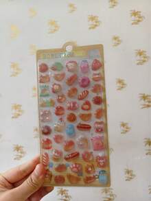 Kawaii Mini Animals Cartoon 3D Puffy Stickers Cute Scrapbooking DIY Journal Stationery Sticker For Mobile Phone Case - Multicolor - View 9