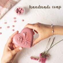 Heart Silicone Molds 1PC Valentine's Heart Chocolate Molds For Candy Ice Cube Resin Soap Jelly(Medium 1.8inch)