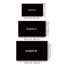 1pc Valentine's Day Heart Welcome Mat - Polyester Mat With Red & Pink Heart Patterns, Beige Background, 0.47inch Sponge Padding For Indoor/Outdoor Entryway, Porch, Or Wedding Decor, Festive Doorway Accent | Seasonal Home Accent - 40*60厘米/15.7*23.6英寸 - 查看 3