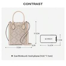 KATE SPADE Signature Floral Mini Tote Bag for Women Elegant Daily and Holiday Use Perfect Gift for Her KS Old Flower Music Sheet KJ694250