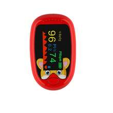 Oxímetro digital recargable que controla simultáneamente la saturación de oxígeno, la frecuencia del pulso y la PI para realizar pruebas y controles diarios Fácil de usar Cómodo de llevar (amarillo, rojo, azul). - Rojo - Ver 6