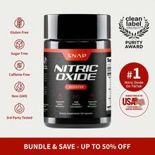 Nitric Oxide Booster - Support Healthy Blood Circulation - Nitric Oxide Supplement For Men And Women - 3rd Party Tested - 60 Count - 1 chai - Xem 1