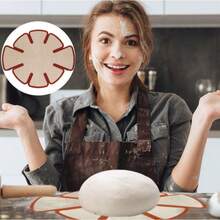 1/2pcs Reusable Silicone Baking Mat, Non-Stick Baking Tray Liner, Easy To Clean, Heat Resistant Bread Pan Liner, For Homemade Bread, Baking And Pastry Tools, Baking Essential, Compatible With Standard Oven - View 6